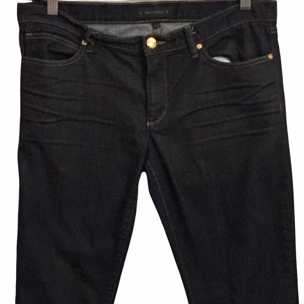 Like New! Juicy Couture Jeans, Perfect Condition, Dark Wash, Gold Buttons, Sz 31